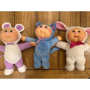 Kids Cabbage Patch Kids 9in Multi Color Animal Costume Cuties Set 3